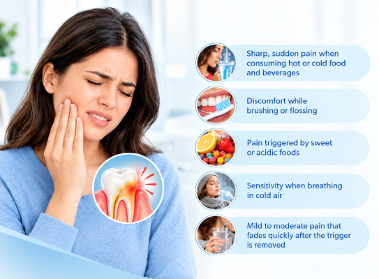 Common Tooth Sensitivity Symptoms Triggered by Hot and Cold Foods