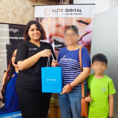Invisalign smile transformation at Elite Dental Clinic Bhubaneswar