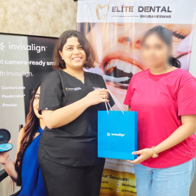 Invisalign smile transformation at Elite Dental Clinic Bhubaneswar