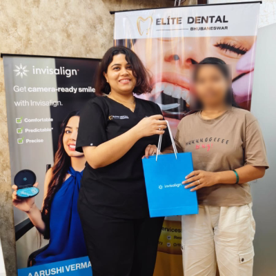 Invisalign smile transformation at Elite Dental Clinic Bhubaneswar